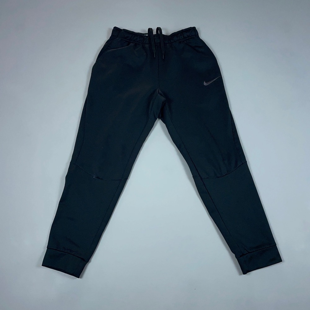 Nike Dri-FIT Mens Joggers Black Athletic Sweatpants Training Pants Medium